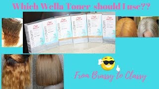 Brassy Orange hair Which Wella Toner should I use [upl. by Ailisab]