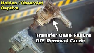 Transfer Case Removal POV Step By Step Guide  How To DIY  Holden Captiva [upl. by Dorfman]