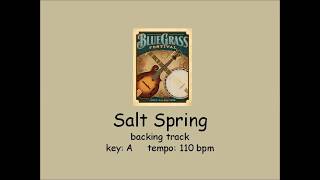 Salt Spring  bluegrass backing track [upl. by Enomsed]