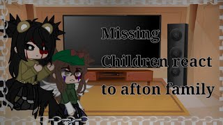 Missing Child Reacts to Afton Family Memes [upl. by Alessandra]