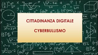 Cosa è il cyberbullismo [upl. by Anora483]