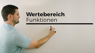 Wertebereich bei Funktionen  Mathe by Daniel Jung [upl. by Filia]