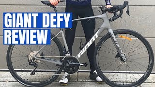 Giant Defy Review Giants Endurance Road Performance Bike [upl. by Aderb]