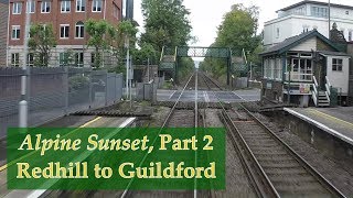 Redhill to Guildford – Hastings DEMU cab ride – 30 September 2017 [upl. by Daphie]