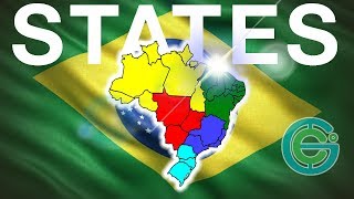 The states of Brazil explained Geography Now [upl. by Aromas]