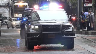 NEW Portland Police Bureau Units Respond Code 3 [upl. by Zales]