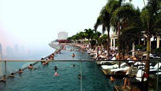 Marina Bay Sands SkyPark Infinity Pool Singapore [upl. by Aesoh]