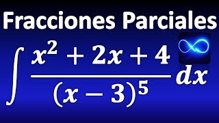 271 Integral mediante fracciones parciales TRUCO DE LA DERIVADA [upl. by Tnarb]