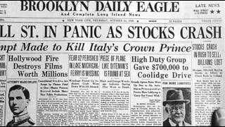 24th October 1929 Wall Street Crash begins on Black Thursday [upl. by Eisenstark821]