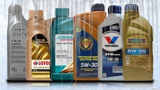 Olej 5W30 507 Test Zimna 30°C Ravenol 5W30 Lotos 5W30 Valvoline 5W30 Addinol 5W30 [upl. by Yemaj]