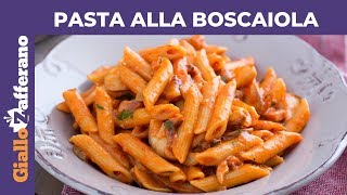 PASTA ALLA BOSCAIOLA RICETTA ORIGINALE [upl. by Leiso]