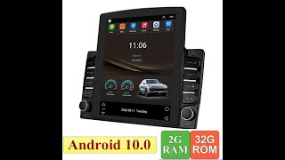 Universal 97quot 1DIN Android 91 Car Stereo Radio WGPS 810 [upl. by Aerdnaek]