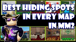 BEST Hiding Spots ROBLOX MM2 2021  EVERY MAP [upl. by Regnig]