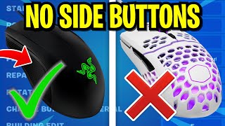 BEST KEYBOARD AND MOUSE SETTINGS FOR PLAYERS WITH NO SIDE MOUSE BUTTONS Fortnite Season 6 [upl. by Nilats]