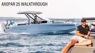 Axopar 25 Walkthrough  Eyachts [upl. by Zabrine]