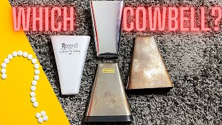 Cowbell Comparison Which Cowbell Sounds The Best [upl. by Ynnavoig]