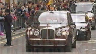 The Queens Bentley limousine  1st outing 2002 [upl. by Ithsav]