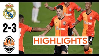 Real Madrid vs Shakhtar Donetsk 23 Goals Mach highlights [upl. by Rede]