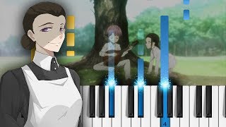 Yakusoku no Neverland  quotIsabella’s Lullabyquot  EASY Piano Tutorial [upl. by Neleh363]