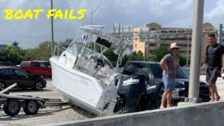 Trailer trashed  Boat Fails [upl. by Manton]