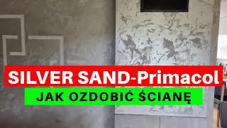 Jak ozdobić ścianęFarba strukturalna SILVER SAND Zapraszam 4LiveTechTv [upl. by Volotta539]