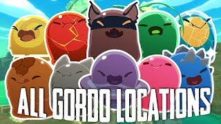 All Gordo locations in Slime Rancher [upl. by Oiralednac]