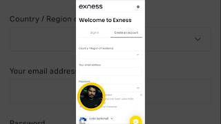 How to create an exness account  Full tutorial [upl. by Erastatus]