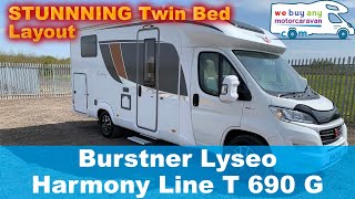 Burstner Lyseo Harmony Line T 690 G Motorhome Review  WeBuyAnyMotorcaravancom [upl. by Annahavas345]