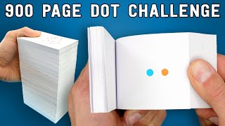 900 Page FLIPBOOK  Dot Challenge [upl. by Callan87]