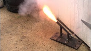 Homemade cannon Actually works [upl. by Nonnah]