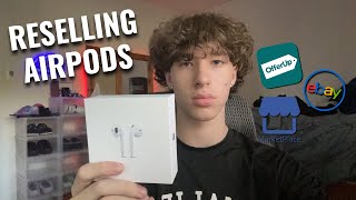 I tried RESELLING AIRPODS in 2024 [upl. by Sivaj]