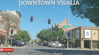 Downtown Visalia California Drive Around and things to do [upl. by Natanoj]