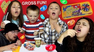 BEAN BOOZLED CHALLENGE HILARIOUS JELLY BEANS GAME FV Family [upl. by Alel]