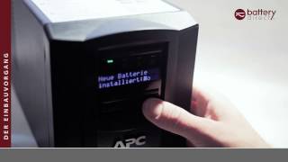 APC Smart UPS 750 Akku RBC48 Einbauvideo [upl. by Marna]