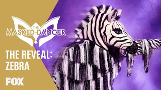 The Zebra Is Revealed  Season 1 Ep 7  THE MASKED DANCER [upl. by Ayatnohs]