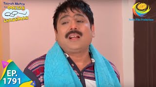 Taarak Mehta Ka Ooltah Chashmah  Episode 1791  Full Episode [upl. by Eelyab673]