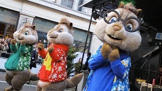 Alvin and the Chipmunks Live at Regents Street Christmas Event  20th Century Fox [upl. by Regdor]