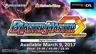 Blaster Master Zero  Official Trailer Nintendo 3DS [upl. by Layla]