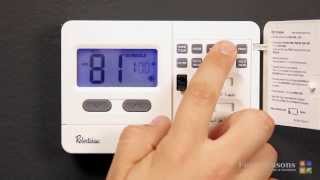 Programming Your Robert Shaw Thermostat [upl. by Cully368]