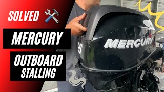 Mercury Outboard Stalling and Bogging SOLVED [upl. by Nomyar541]