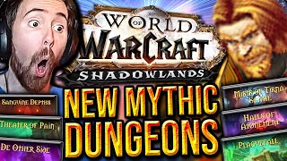 Asmongold amp Mcconnell Clear ALL NEW Shadowlands Mythic Dungeons For The FIRST TIME [upl. by Hannahoj]