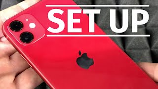 iPhone 11 64gb Set Up Manual Guide [upl. by Yeldar]