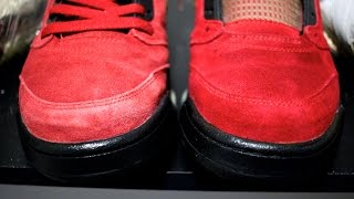 HOW TO DYE SUEDE NIKES JORDANS ETC [upl. by Nollat]