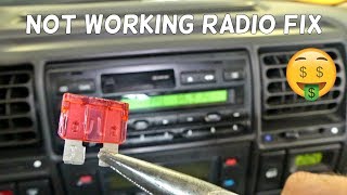 HOW TO FIX NOT WORKING RADIO  RADIO DOES NOT TURN ON [upl. by Ytsrik215]