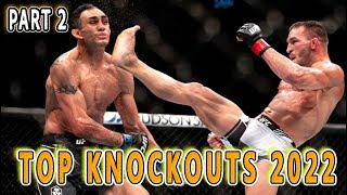 Top MMA knockouts 2022part 2 [upl. by Ettenan965]