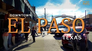 El Paso Texas 4K Walking Tour [upl. by Lovmilla]