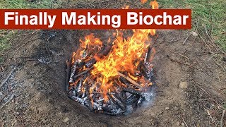 Finally Making Biochar [upl. by Carola394]