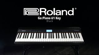 Roland GoPiano 61 Key Digital Piano Black  Gear4music demo [upl. by Seline956]