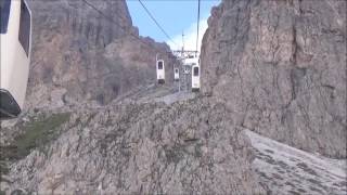 The Coffin Lifts Selva Val Gardena Italian Dolomites [upl. by Streetman]