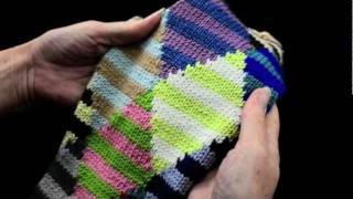 How to Knit Intarsia knitting Part 1  k1p1 TV [upl. by Wyck811]